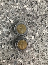 Mexico $1 one peso coin 2008 and 2009
