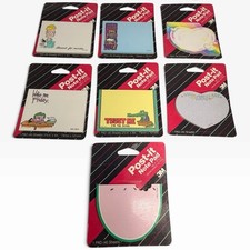 NOS 1990 3M Post-it Notes - Say It With Style - Lot Of 7