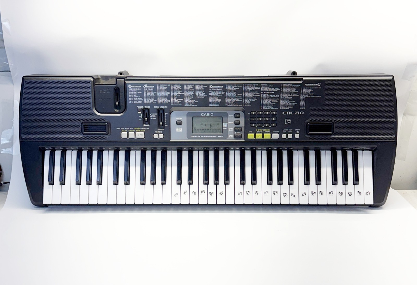 Piano Instrument 61 Key Full Size With Stand