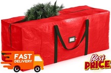 ZOBER 9 Ft Large Christmas Tree Storage Bag - Fits 9 Ft Artificial Trees - Plast