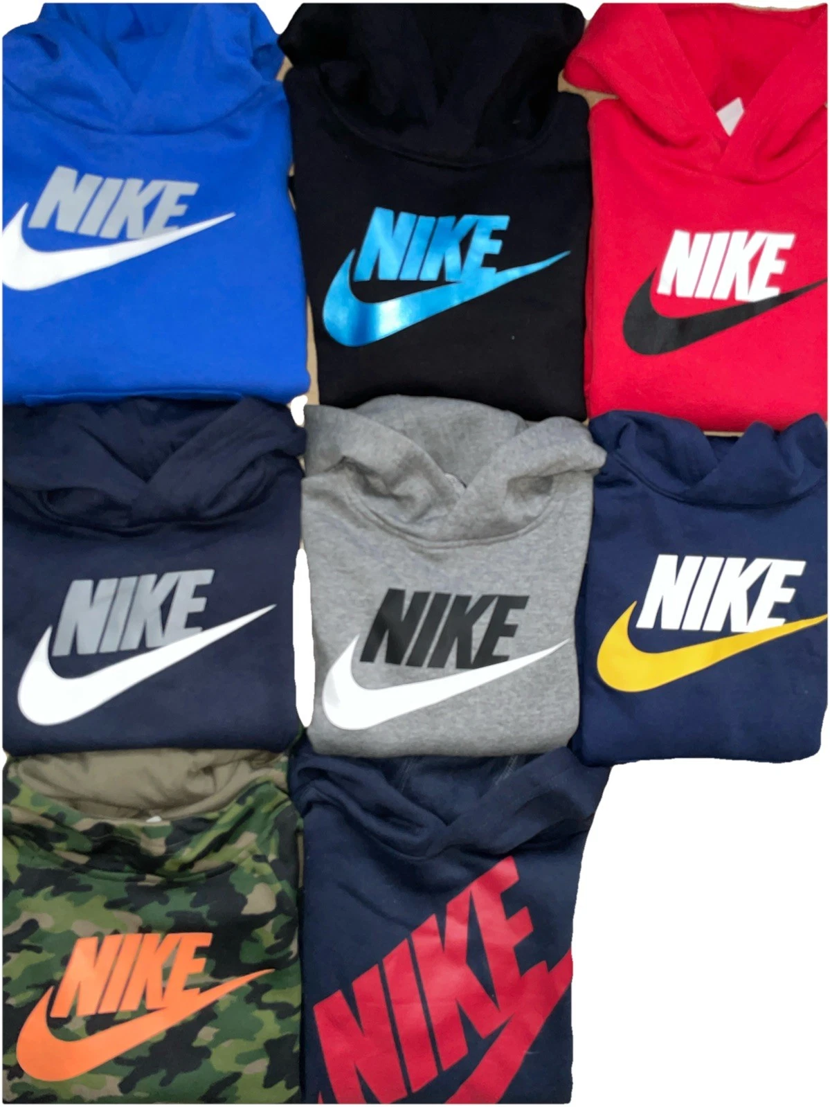 Nike Club Fleece Hoodies Solids & Prints Pullover Sweatshirts Boys Sizes 4-7 NEW