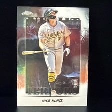 2025 Topps Chrome Update Night Terrors Nick Kurtz Rookie Athletics #NT-5
