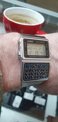 Vintage Casio DBC-610 Databank Calculator Watch - Module 676 -Assembled in Korea