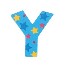 Star Letter Y Blue
