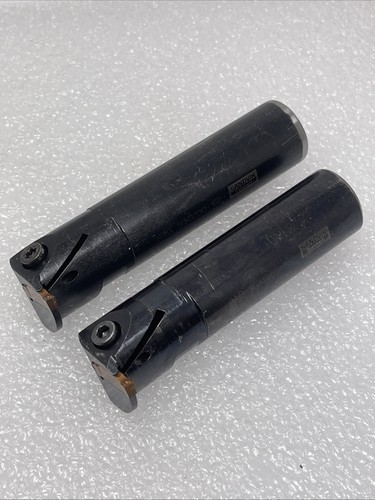 Lot of (2) Sandvik RAG 123G030-16B Boring Grooving Bars, Shortened Shanks