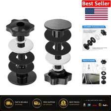 Adjustable Tonneau Cover Parts Set - 2 Star Knobs Elevator Bolts For Trucks