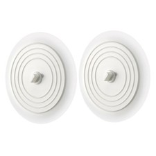 2 Pcs Silicone Bathtub Drain Stopper Plug for Bathroom Kitchen Tub Stoppers