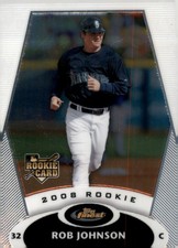 2008 Topps Finest Rob Johnson #146 Seattle Mariners RC Rookie Card. rookie card picture