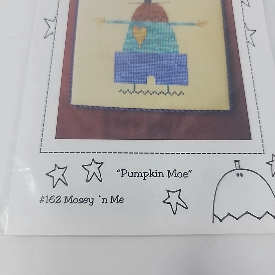 Mosey N Me Pumpkin Moe Cross Stitch Chart Pattern #162 - Image 4 of 4