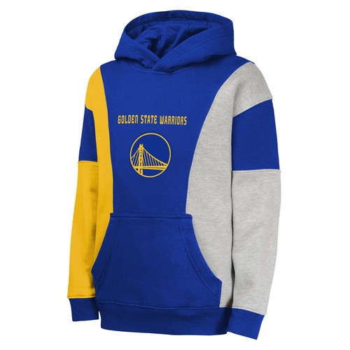 Youth Blue Golden State Warriors Ace In the Hole Pullover Hoodie - 第 2/3 張圖片