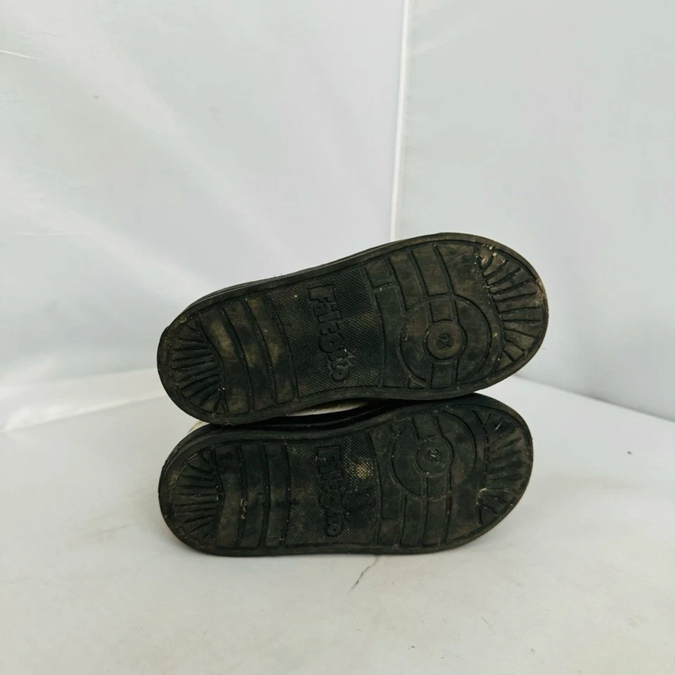 Zapatos para niños Falcotto Venus VL con diseño de estrella negra y correas ajustables talla 8 Foto 4 de 4