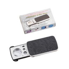 30X 60X 90X Portable Slide LED Light Jewelry Magnifying Glass Magnifier Loupe 