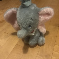 Vintage Walt Disney Dumbo The Elephant Plush 8 Inch Stuffed Animal