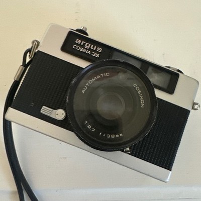 Argus Cosina 35 Film Camera Silver Fair 38mm f2.7 Lens Untested Vintage Analog