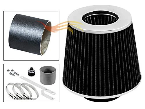 Kit de admisión de aire BCP RW GRIS 1993-1998 Jetta Passat Golf Corrado 2,8 L VR6 + filtro Foto 4 de 4