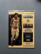 2018 Panini Contenders JOEL EMBIID Season Ticket Cracked Ice /23 Variation 76ers