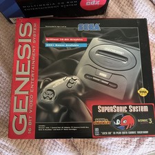 Sega Genesis console complete in box