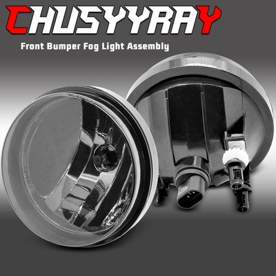 Pair Fit For 2007-2013 GMC Sierra 1500 2500 Front Bumper Fog Lights Lamps L+R