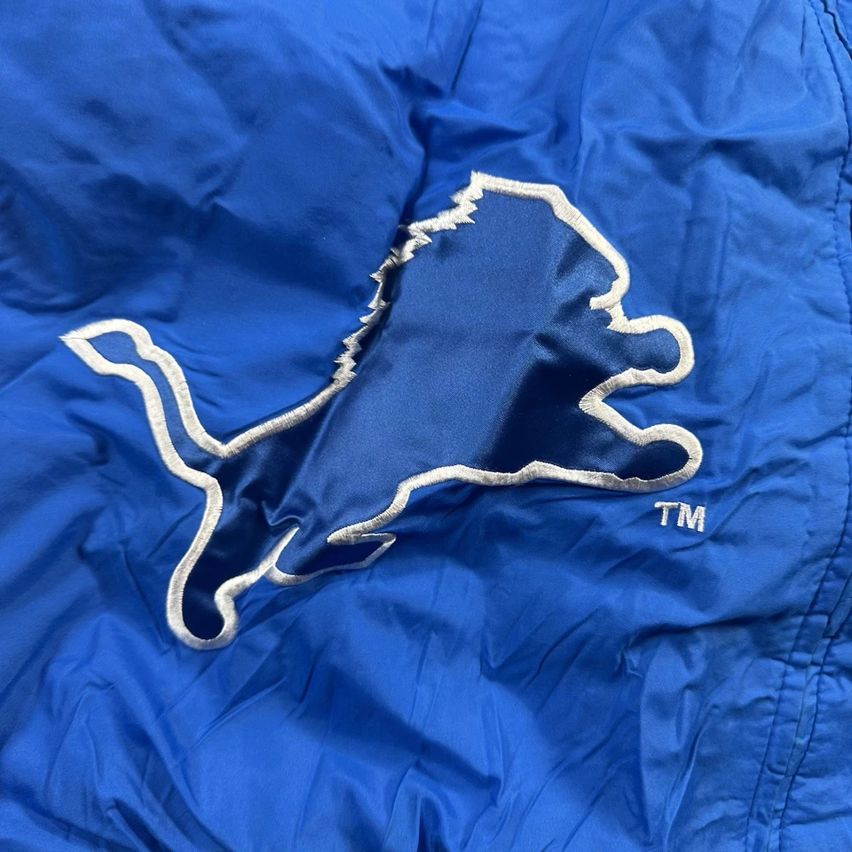 VTG Detroit Lions Logo Athletic Pro Line Jacket Mens XL Shark tooth Authentic - Image 3 of 4