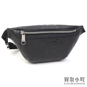 Gucci GUCCI Jumbo GG petit sac ceinture noir cuir de veau bandoulière sac bandoulière Di