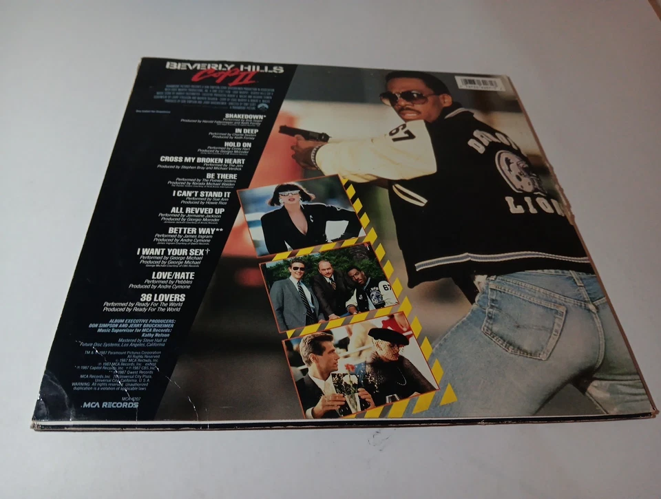 Beverly Hills Cop II Soundtrack (1987) Original Vinyl LP Record  - Image 2 of 4
