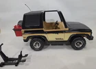 Vtg Tonka Bronco Truck MR-970 Black and Gold 4x4 Spare Tire-Gas Can -Jack -Rack
