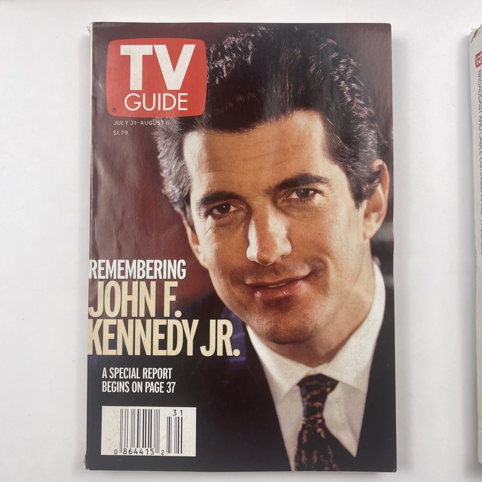 Lot Of 5 Vintage Tv Guide Magazines Elvis JFK Jr Princess Diana 40th Anniversary - Image 3 of 4