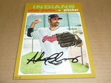 2020 Topps Heritage JUMBO GOLD 5 X 7 03/10 ADAM PLUTKO INDIANS #148