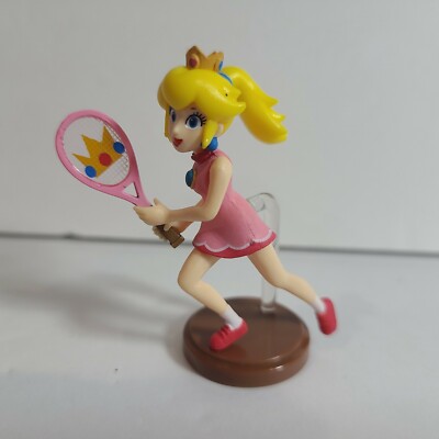 2016 Super Mario Sports 2'' Princess Peach Tennis Choco Egg Figure Gashapon