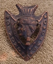 Boy Scouts Copper Diamond O Camp Neckerchief Slide