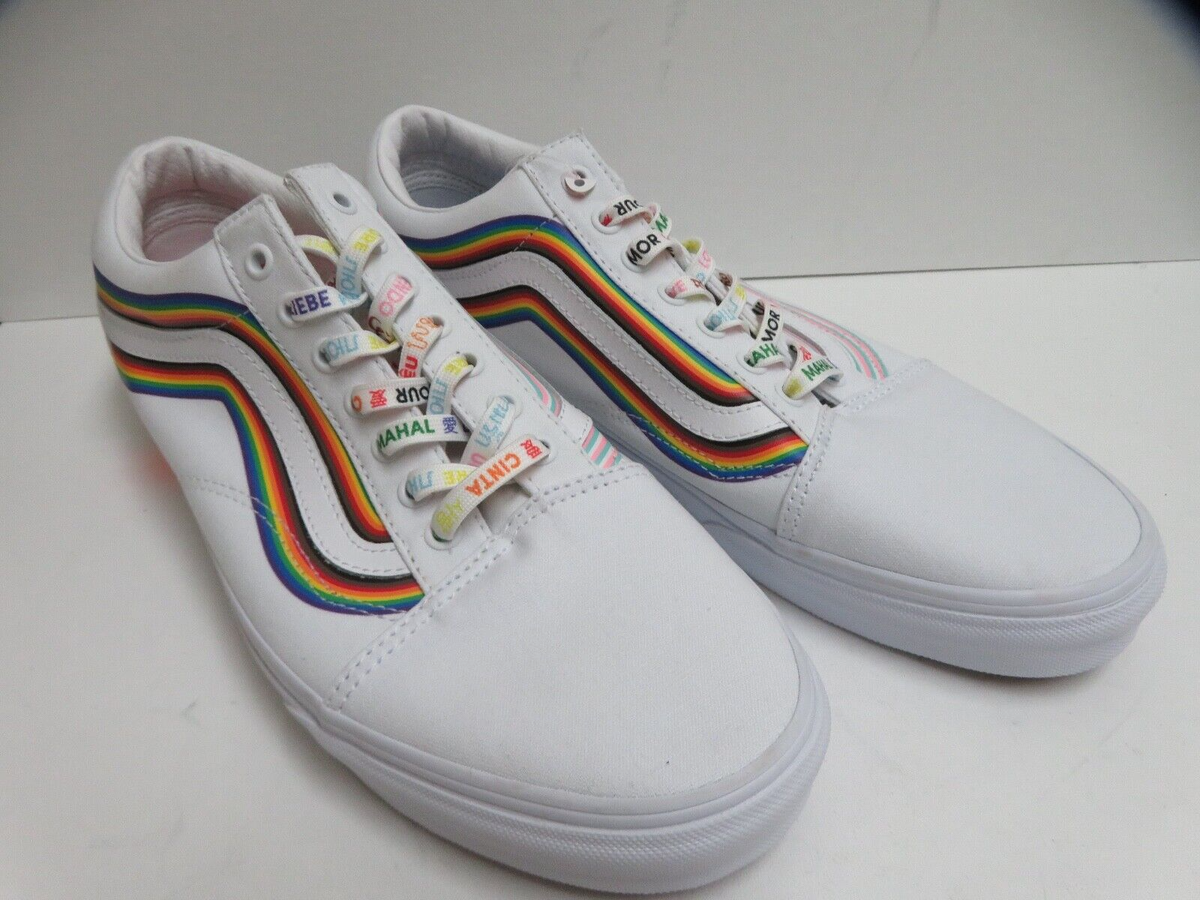 Rainbow Shoes Pride Vans Journeys Vans UA OLD SKOOL Trainers 