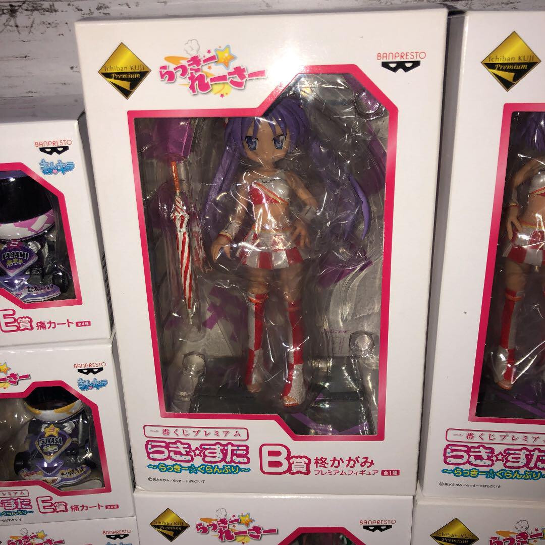 Lucky様 Lucky Star Figure Set GRAND PRIX Racer Ichiban Kuji 4 set From
