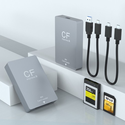 Durability CFexpresss Type B Card Reader for CamerasCF,SD4.0,SDHCCard Slots - Afbeelding 3 van 8