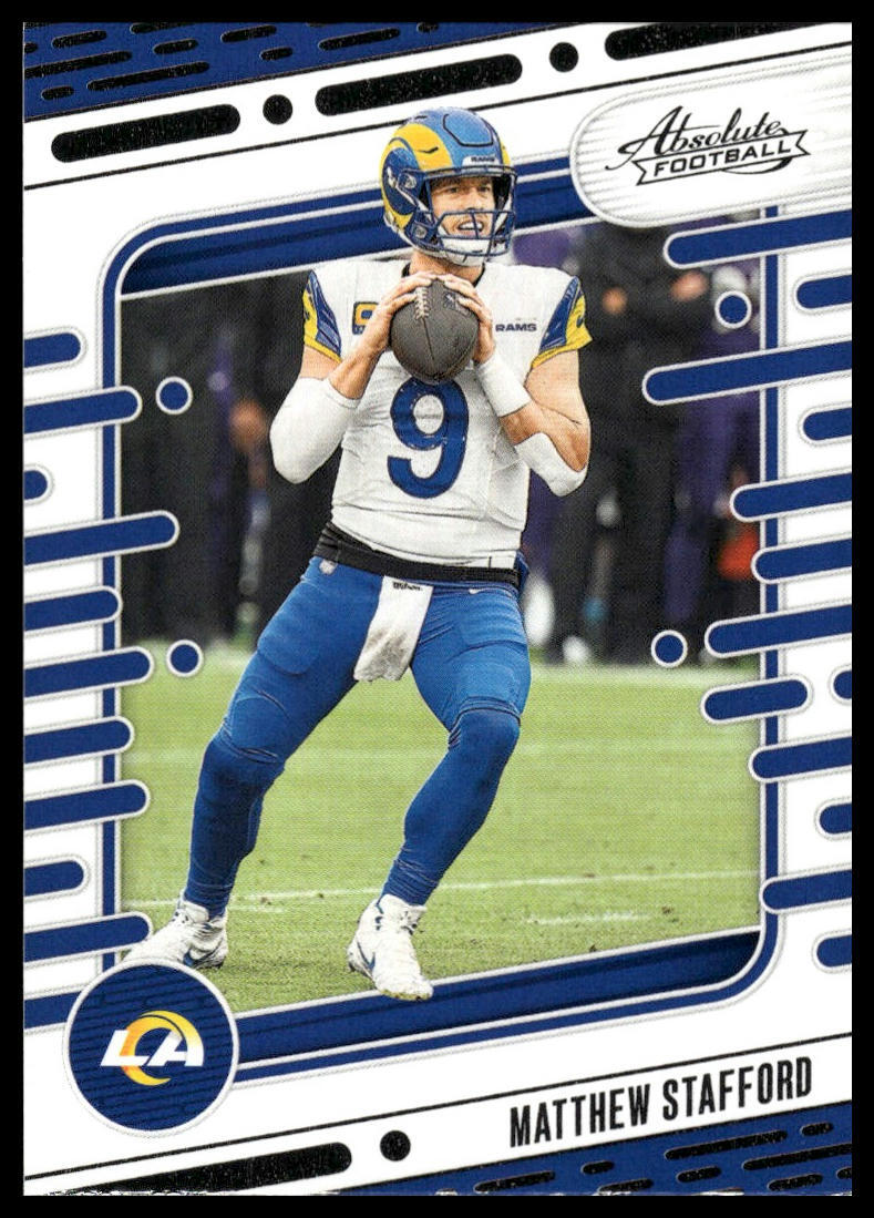 Matthew Staford サインカード　スタフォード Matthew Stafford Los Angeles Rams Autographed 2021 Panini Donruss