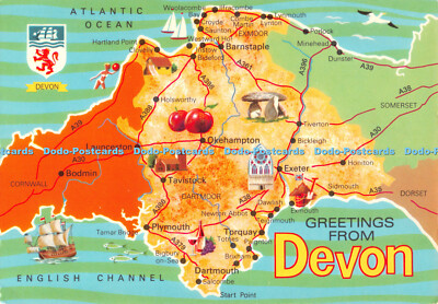 D109637 Greetings From Devon. John Hinde