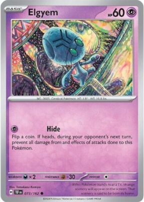 Pokemon Elgyem (73/224) Temporal Forces LP