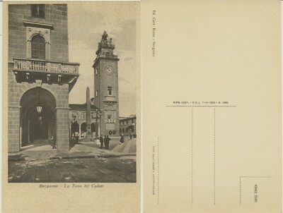 BERGAMO - THE TOWER OF THE FALLEN ANIMATED POSTCARD