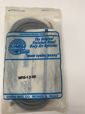 Bimba MRS-1.5-XB Magnetic Air Control Reed Switch 2W Mounting NO 12-230VAC