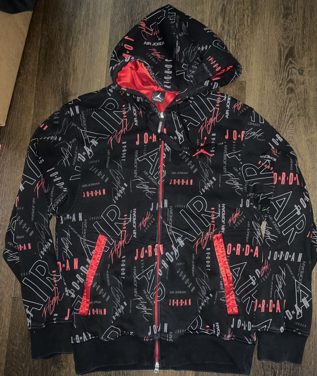 90's VTG NIKE AIR JORDAN ALL OVER PRINT AOP HOODIE ZIPPER 90's VTG NIKE AIR JORDAN ALL OVER PRINT AOP HOODIE ZIPPER