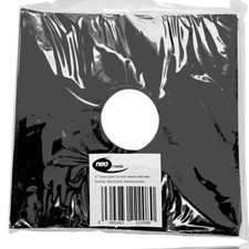 50 x 12 inch Black Paper Vinyl LP Sleeves with Hole Neo Media High Quality