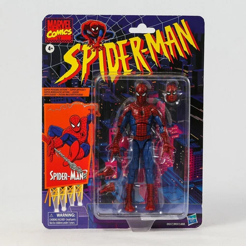 Spider-Man Retro Marvel Legends Ben Reilly Simbionte Spiderman Juguetes de 6 pulgadas Regalos - Imagen 10 de 18