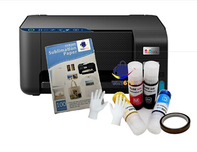 Sublimation Printer Epson Bundle Combo with Sublimation Ink and Paper
