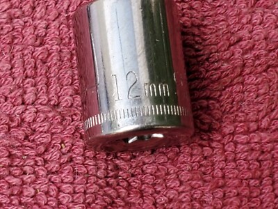  Craftsman USA 12mm Socket 6 Pt. 1/4'' Dr. Inverted G2- 43513 #1