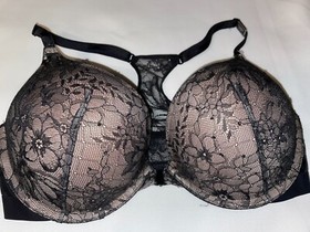 VICTORIA SECRET BOMBSHELL BRA ADD 2 CUP PLUNGE Super Push UP NEW Shine Strap