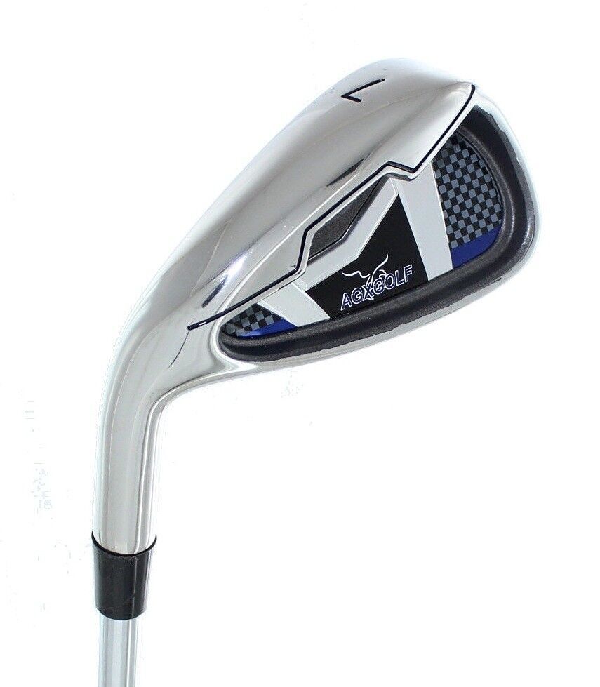 AGXGOLF MEN'S LEFT HAND COMPLETE GOLF SET wDRIVER+3WD+3HY+5-9 IRONS+PW+SW+PUTTER
