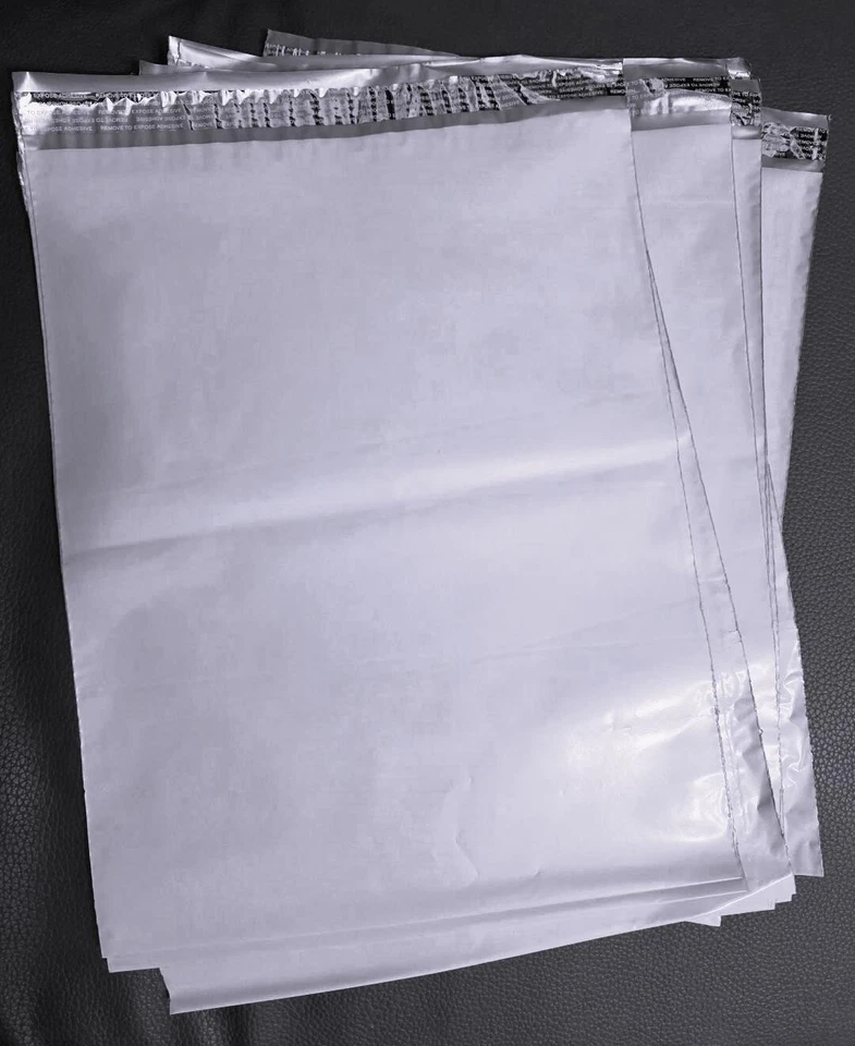 Poly Mailers Plastic Shipping Bags 2.5 Mil White Premium Variety Sizes to Choose - Image 4 of 4