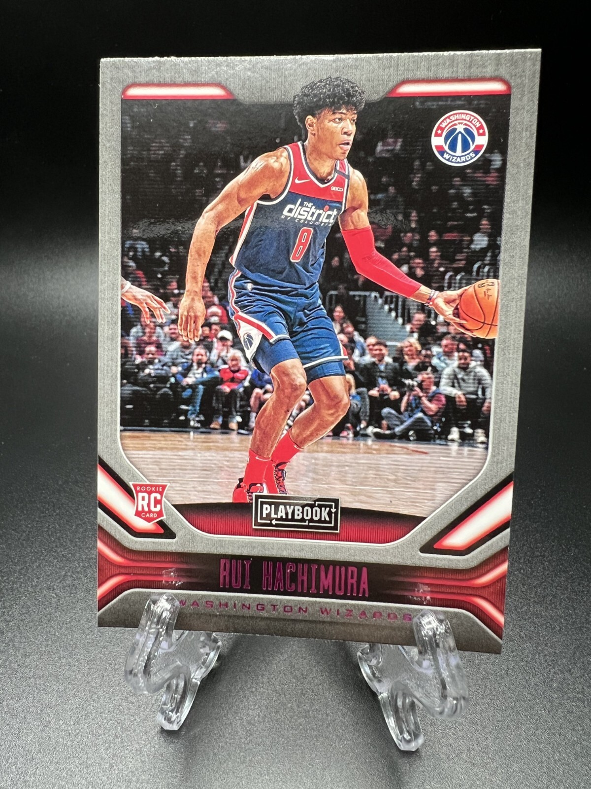 2019-20 Panini Chronicles - Playbook #171 Rui Hachimura (RC) Pink Foil Wizards