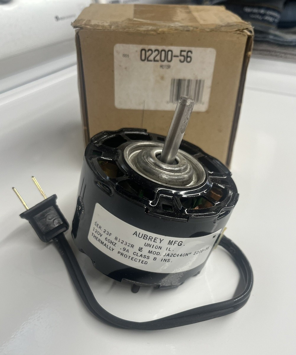 NOS Aubrey Exhaust Fan Motor 02200-56 For Model 7610 7615 7618
