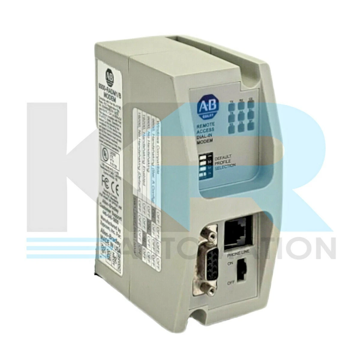 Allen-Bradley 9300-RADM1/B Remote Access Dial-In Modem 24VDC | eBay
