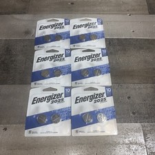 Energizer CR2025 BP 3V Lithium Coin Cell Battery 6- 2 Pack New Exp.03/2030